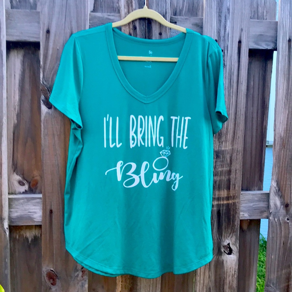 “I’ll Bring the Bling” Bachelorette Tee for Bride